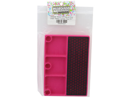 Webster Mods Differential Rebuild & Drain Tray (Pink) (178x127mm)