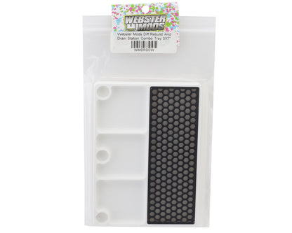 Webster Mods Differential Rebuild & Drain Tray (White) (178x127mm)