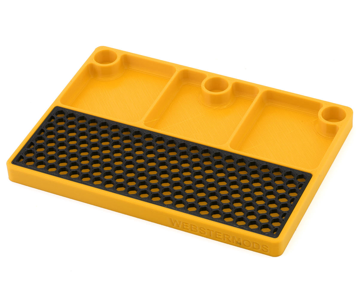 Webster Mods Differential Rebuild & Drain Tray (Yellow) (178x127mm)