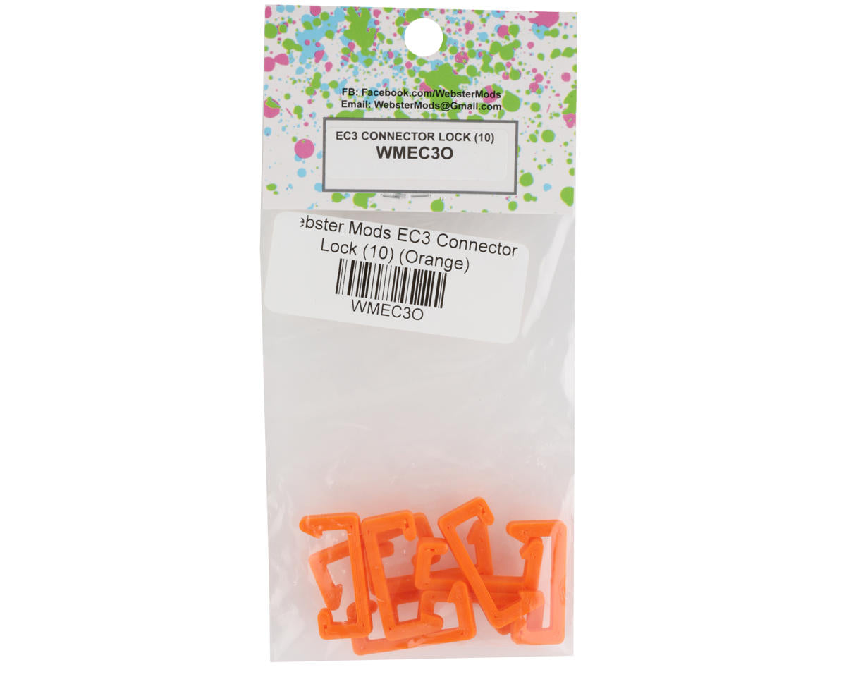 Webster Mods EC3 Connector Lock (10) (Orange)