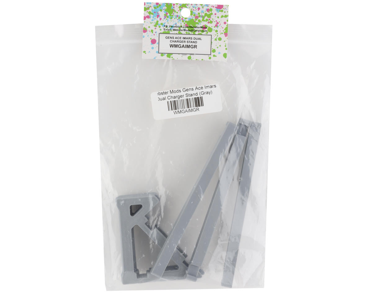 Webster Mods Gens Ace Imars Dual Charger Stand (Grey)