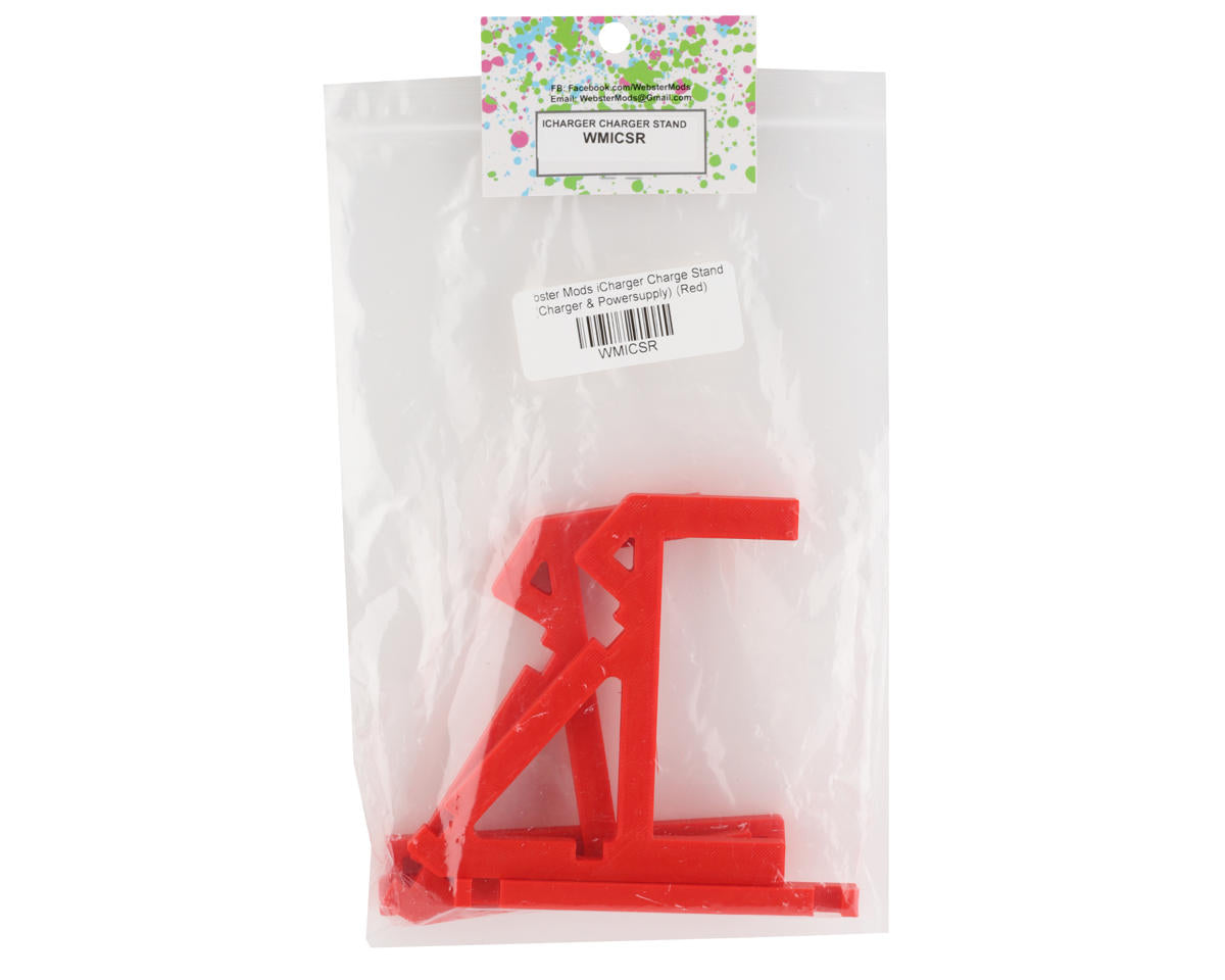 Webster Mods iCharger Power Supply & Charger Stand (Red)