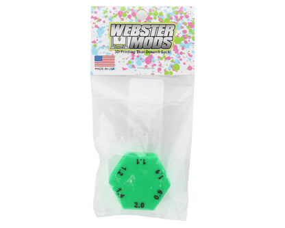 Webster Mods Suspension Clip Holder (Green) (4mm)