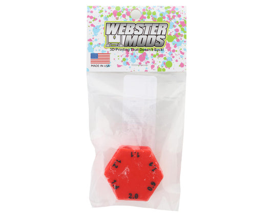 Webster Mods Suspension Clip Holder (Red) (4mm)