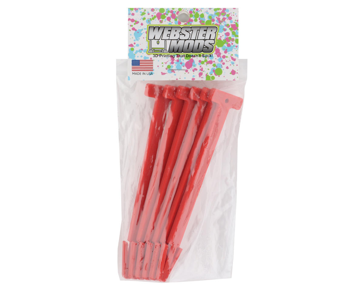 Webster Mods 1/8 Buggy Tire Stick (6) (Red)