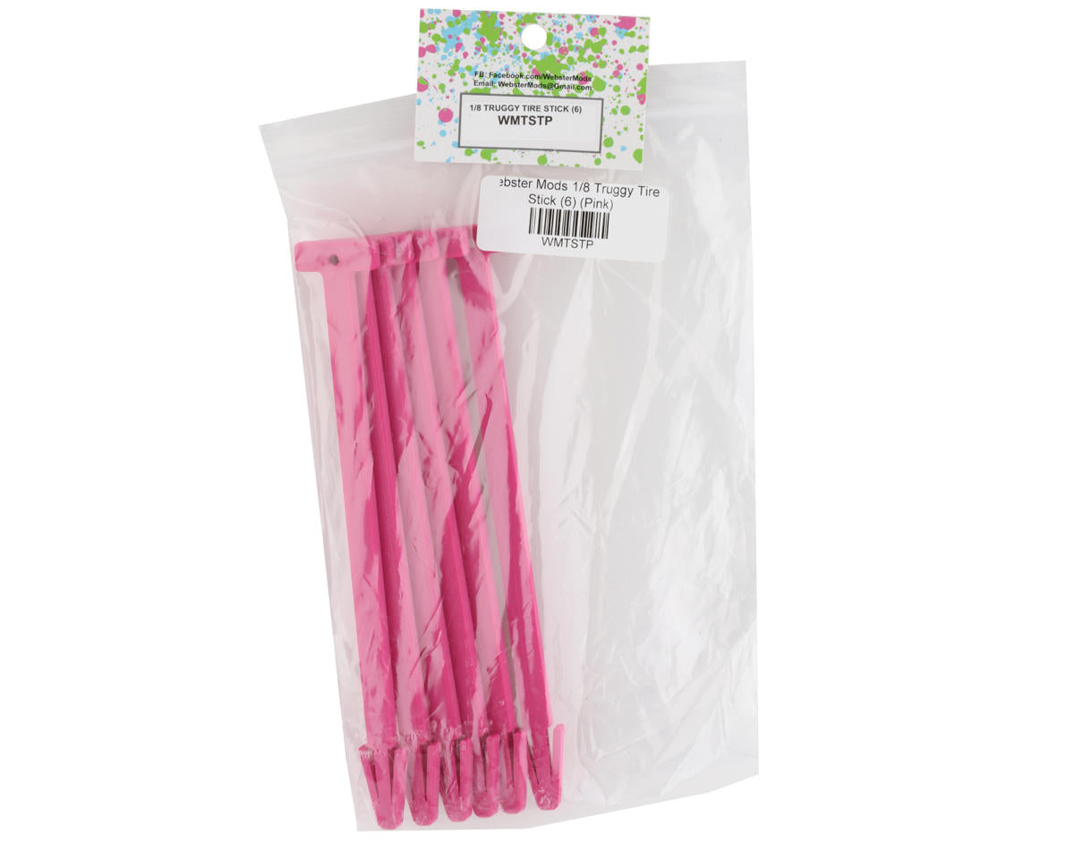 Webster Mods 1/8 Buggy/Truggy Tire Stick (6) (Pink)