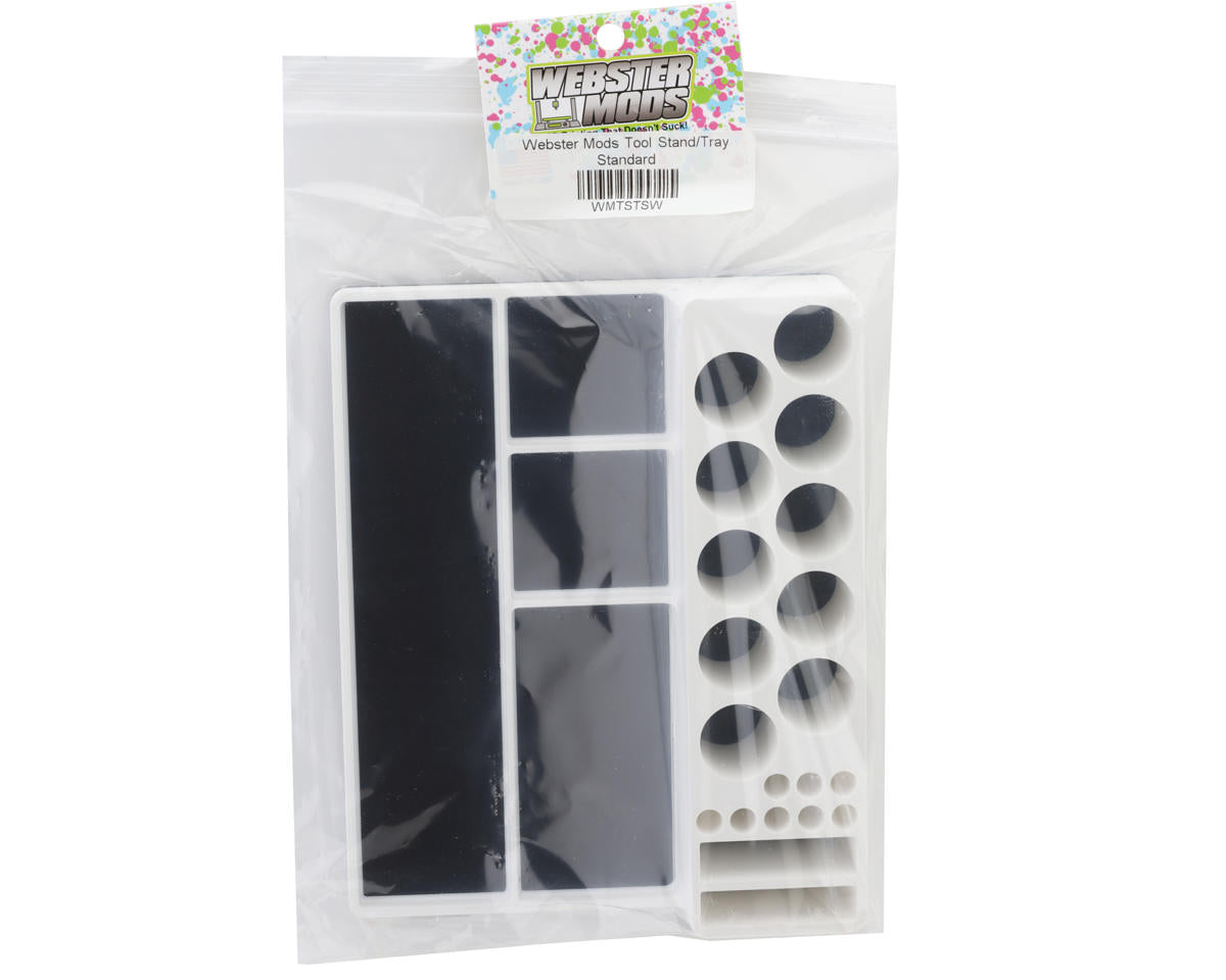 Webster Mods Standard Tool Stand & Parts Tray (White)