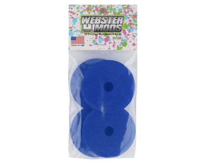 Webster Mods Split Spoked Wheel Mud Plugs for Traxxas Slash (Blue) (4)