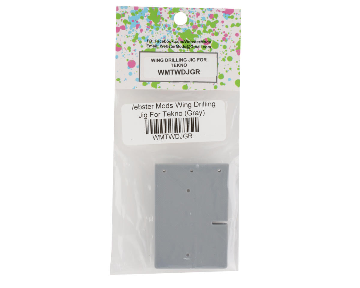 Webster Mods 1/8 Tekno Wing Drilling Jig (Grey)
