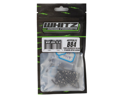 Whitz Racing Products Team Associated B84 HyperLite Titanium Upper Screws Kit