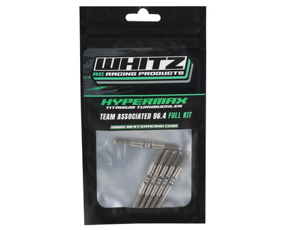 Whitz Racing Products HyperMax RC10B6.4/B6.4D 3.5mm Titanium Turnbuckle Kit