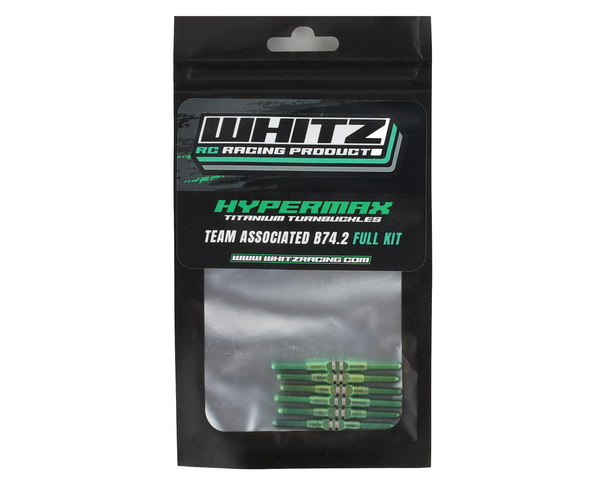Whitz Racing Products HyperMax B74.2/B74.2D 3.5mm Titanium Turnbuckle Kit