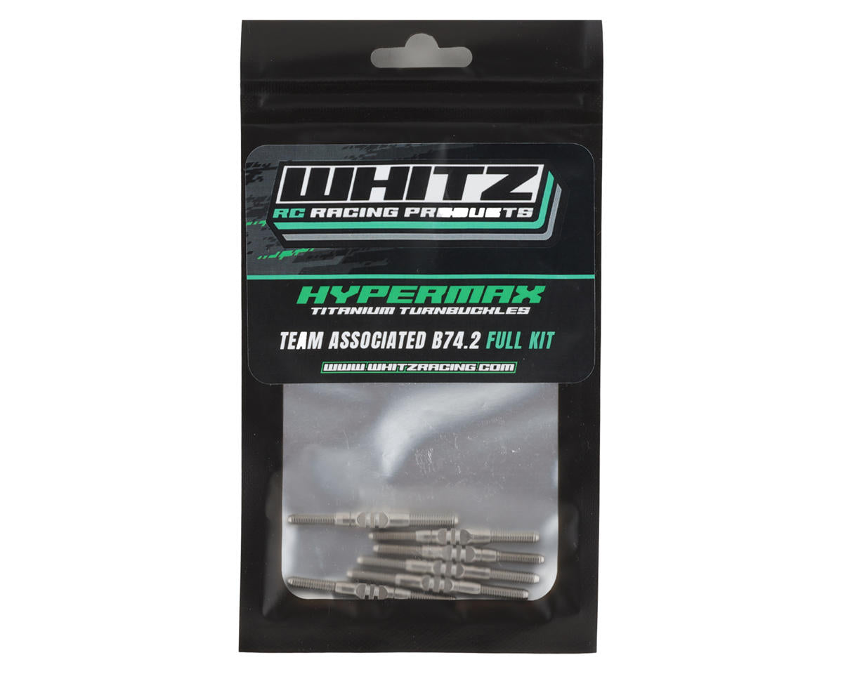 Whitz Racing Products HyperMax B74.2/B74.2D 3.5mm Titanium Turnbuckle Kit