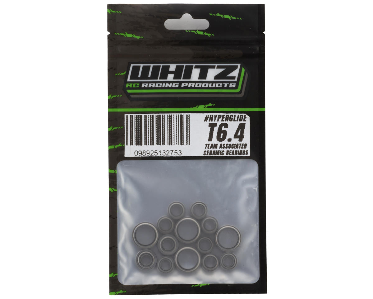 Whitz Racing Products Associated RC10T6.4 HyperGlide Full Ceramic Bearing Kit