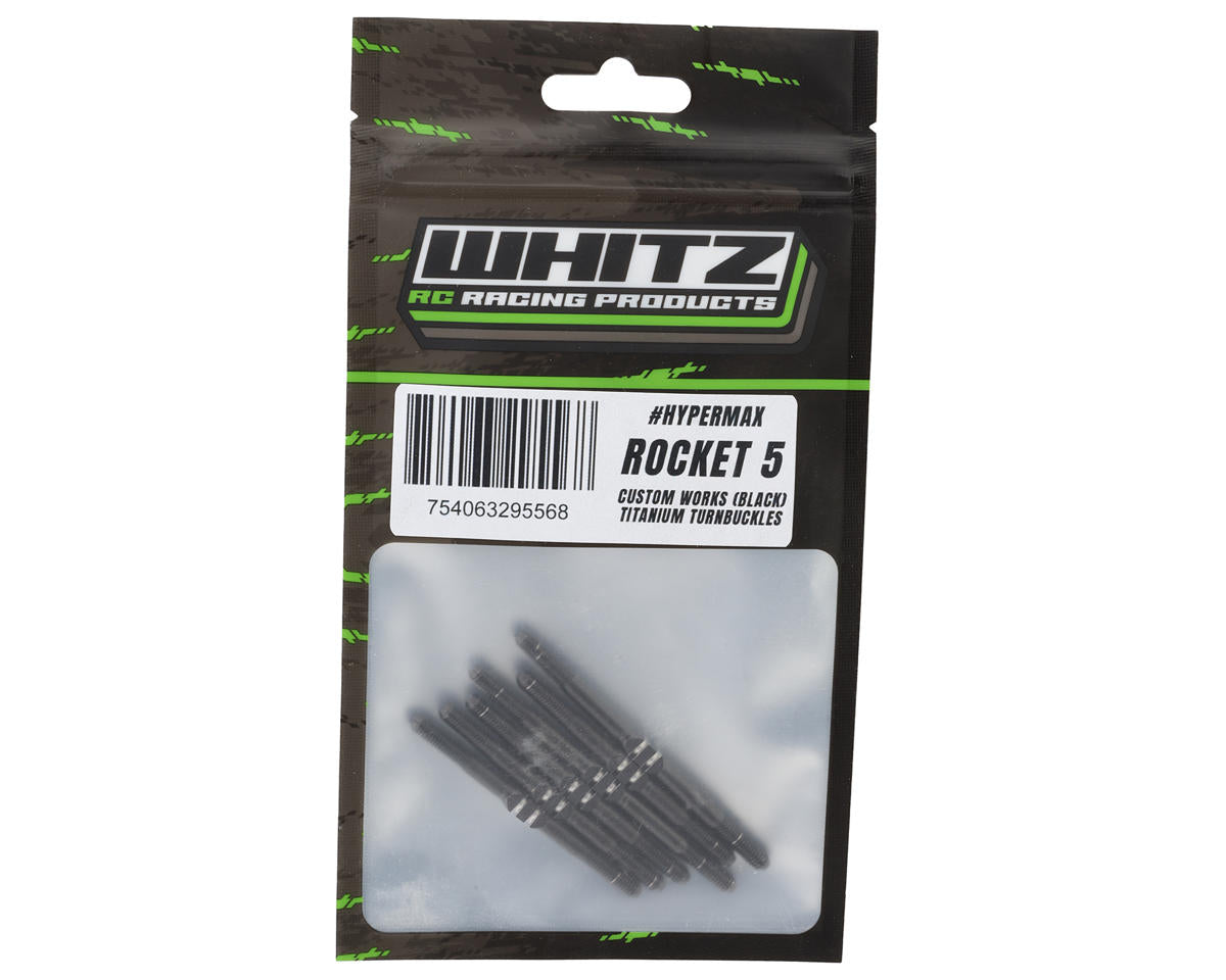 Whitz Racing Products Custom Works Rocket 5 HyperMax 3.5mm Titanium Turnbuckles