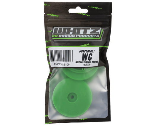 Whitz Racing Products 1/10 Whiplash Wheel Covers (Green) (4)
