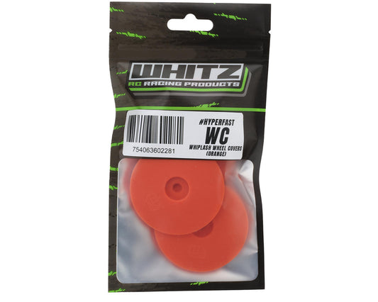 Whitz Racing Products 1/10 Whiplash Wheel Covers (Orange) (4)
