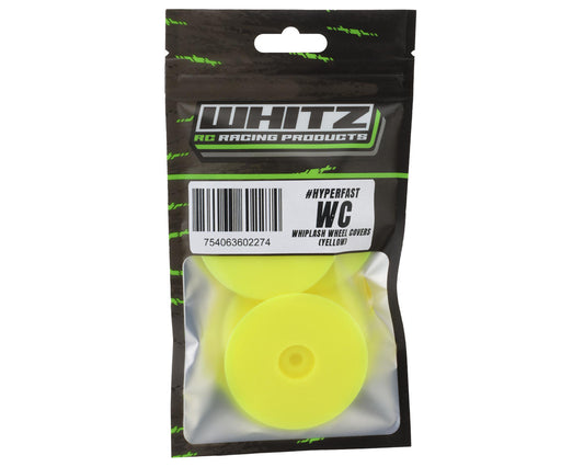 Whitz Racing Products 1/10 Whiplash Wheel Covers (Yellow) (4)