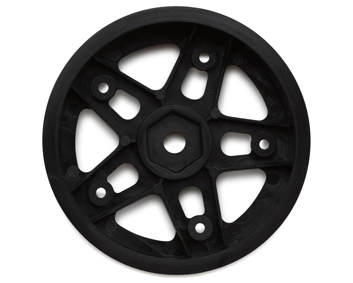 Whitz Racing Products 1/10 Whiplash 2.2" Sprint Car Dirt Oval Wheels Set (Black)