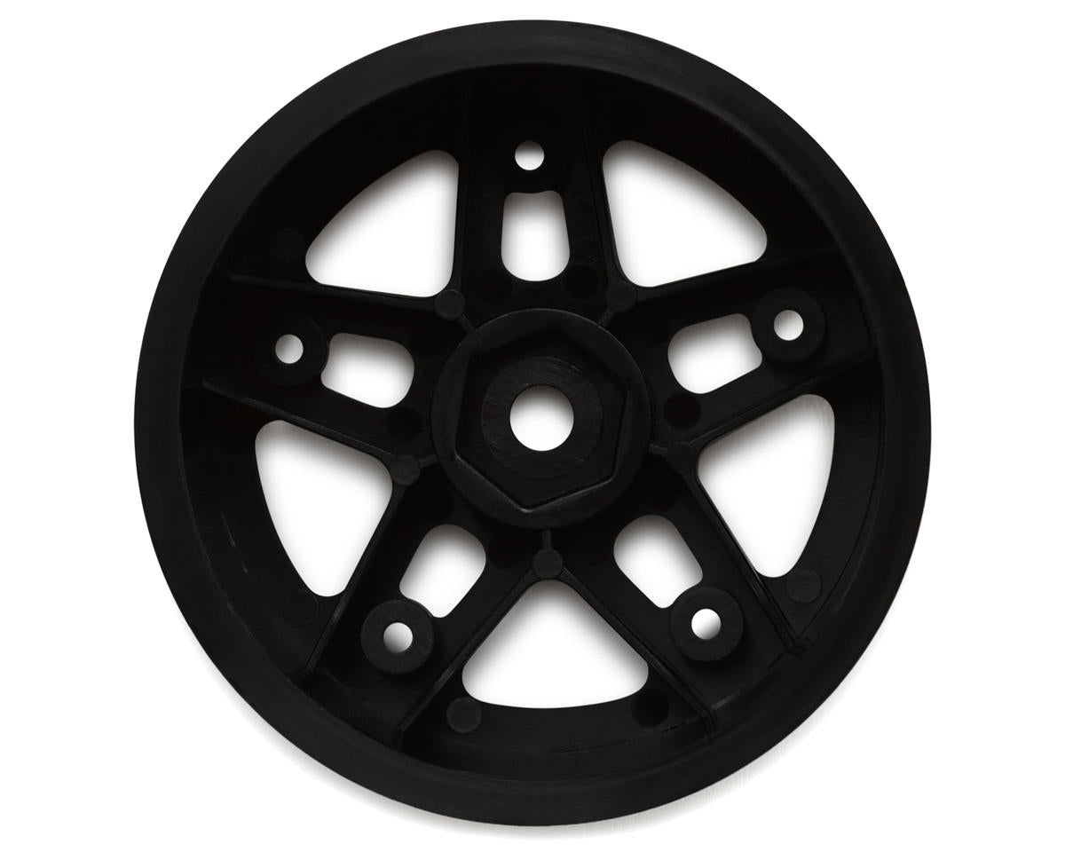 Whitz Racing Products 1/10 Whiplash 2.2" Sprint Car Dirt Oval Wheels Set (Black)