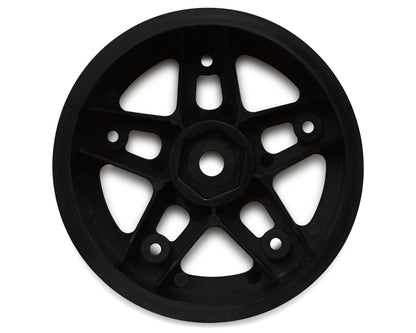 Whitz Racing Products 1/10 Whiplash 2.2" Sprint Car Dirt Oval Wheels Set (Black)