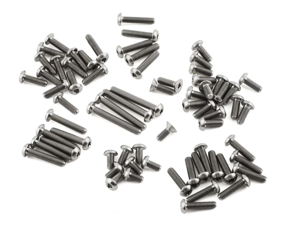 Whitz Racing Products Xray XB2 2025 HyperLite Titanium Upper Screws Kit (Silver)