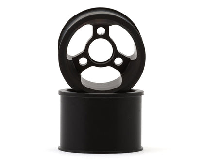 XBility RC XB-F1 14mm CNC-Machined Delrin Rear Wheels (Black) (2)
