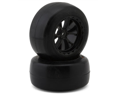 eXcelerate Super V Pre-Mounted Rear Drag Racing Tires (2) (Red)