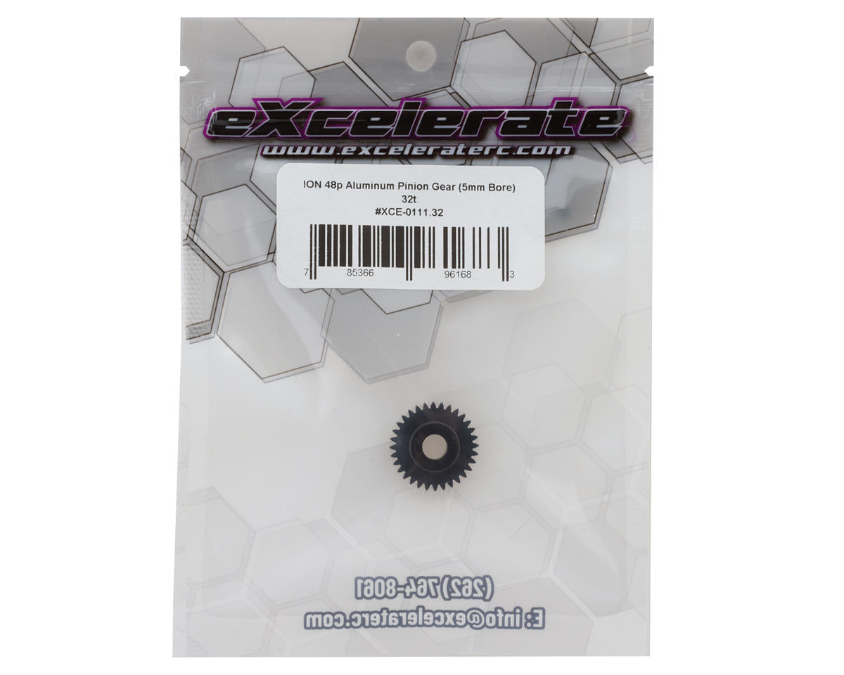 eXcelerate ION Aluminum 48p Pinion Gear (5mm Bore) (32T)