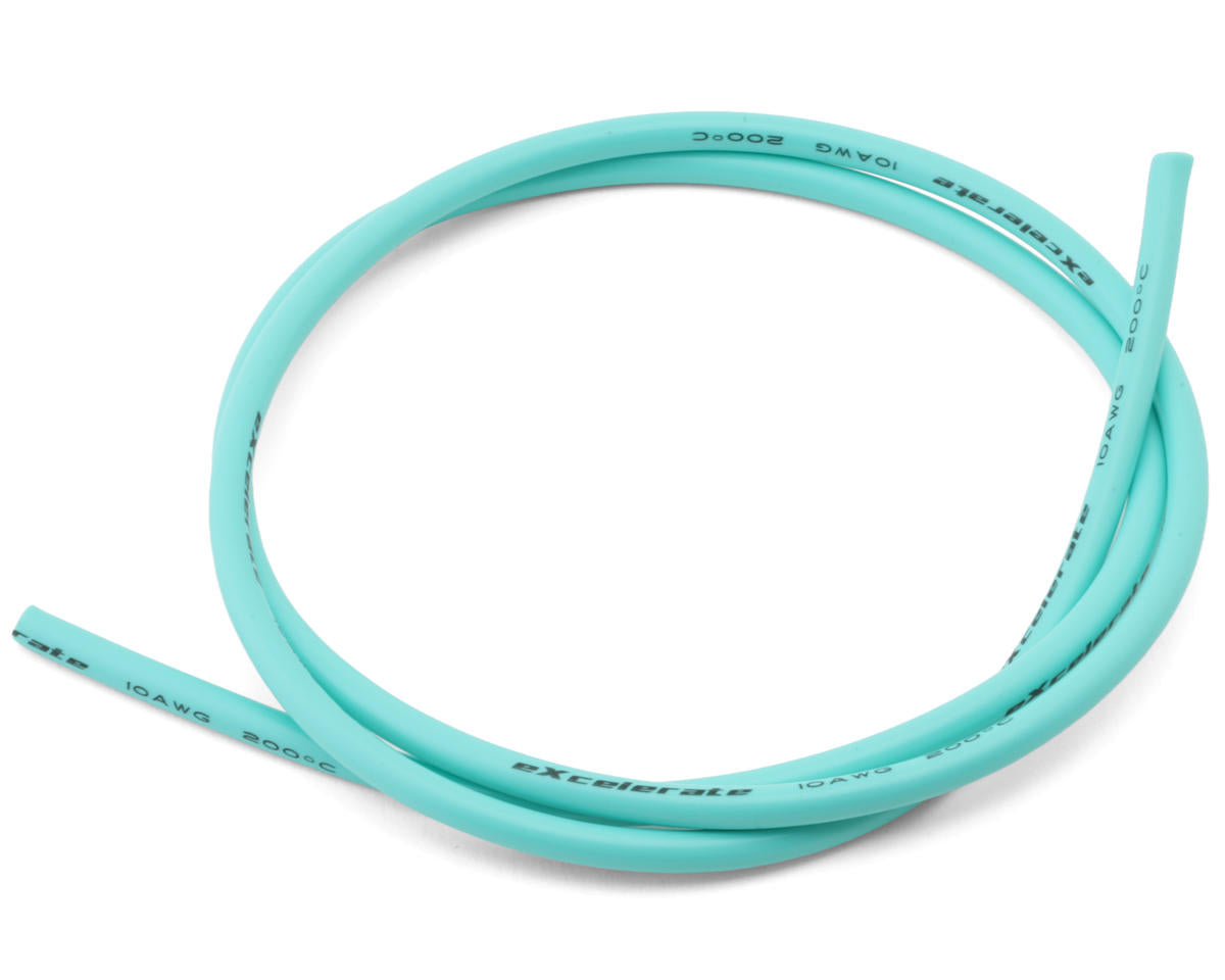 eXcelerate Silicone Wire (Aurora Green) (1 Meter) (10AWG)