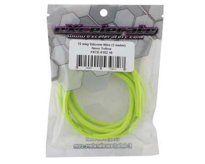 eXcelerate Silicone Wire (Neon Yellow) (1 Meter) (13AWG)