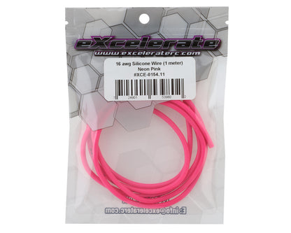 eXcelerate Silicone Wire (Neon Pink) (1 Meter) (16AWG)