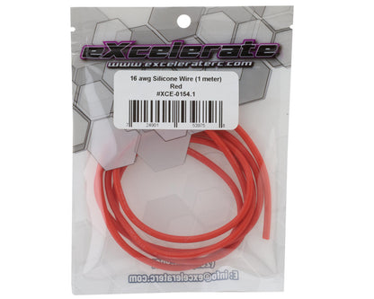 eXcelerate Silicone Wire (Red) (1 Meter) (16AWG)
