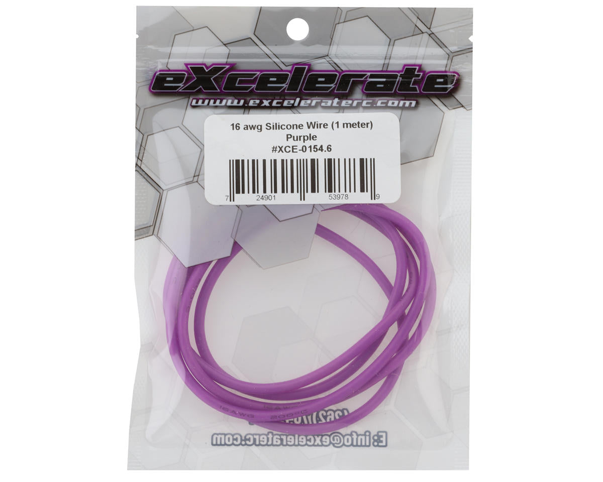 eXcelerate Silicone Wire (Purple) (1 Meter) (16AWG)