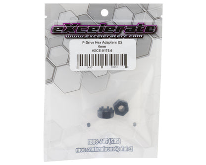 eXcelerate P-Drive Hex Adapters (2) (6mm)