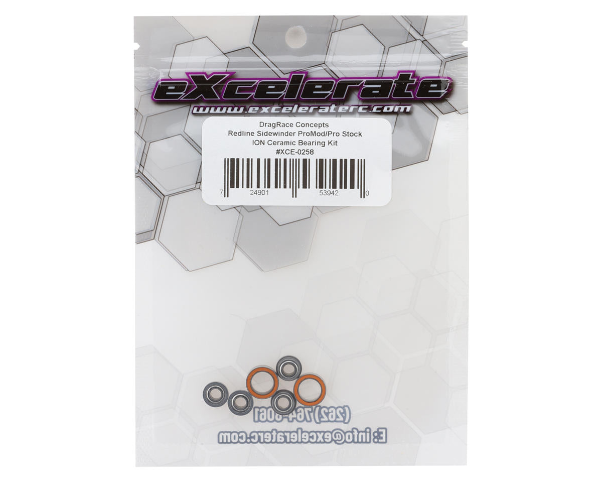 eXcelerate DragRace Concepts Redline Sidewinder ION Ceramic Bearing Kit