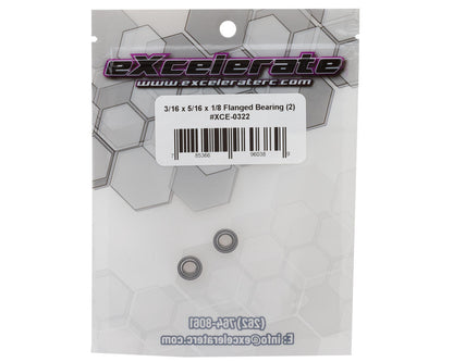 eXcelerate 3/16x5/16x1/8" Flanged Ball Bearings (2)