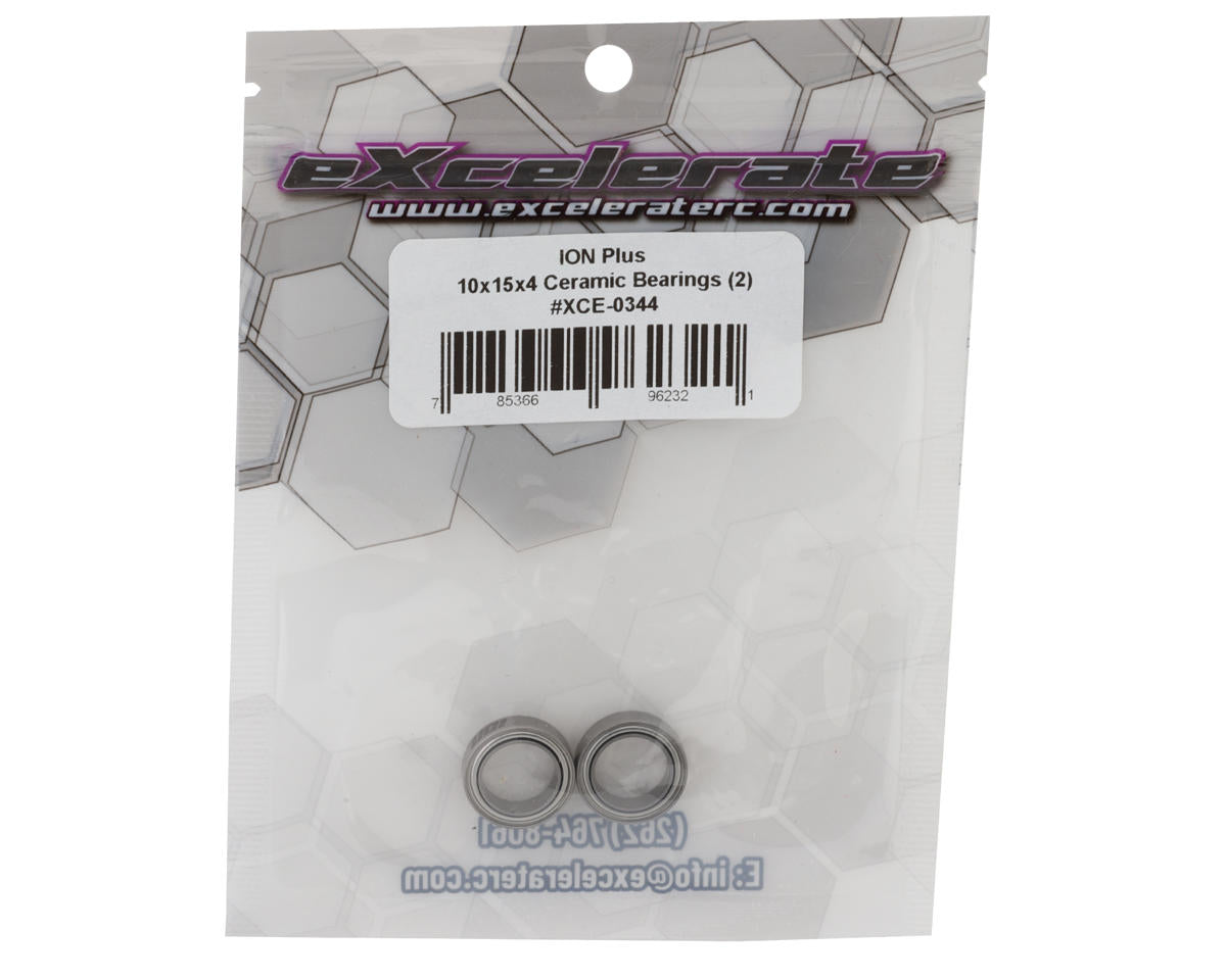 eXcelerate ION Plus 10x15x4mm Ceramic Bearings (2)