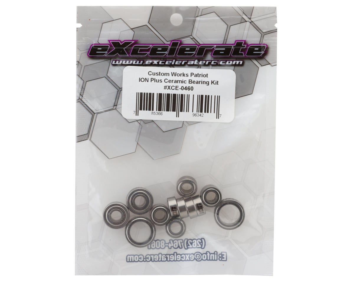 eXcelerate Custom Works Patriot ION Plus Ceramic Bearing Kit
