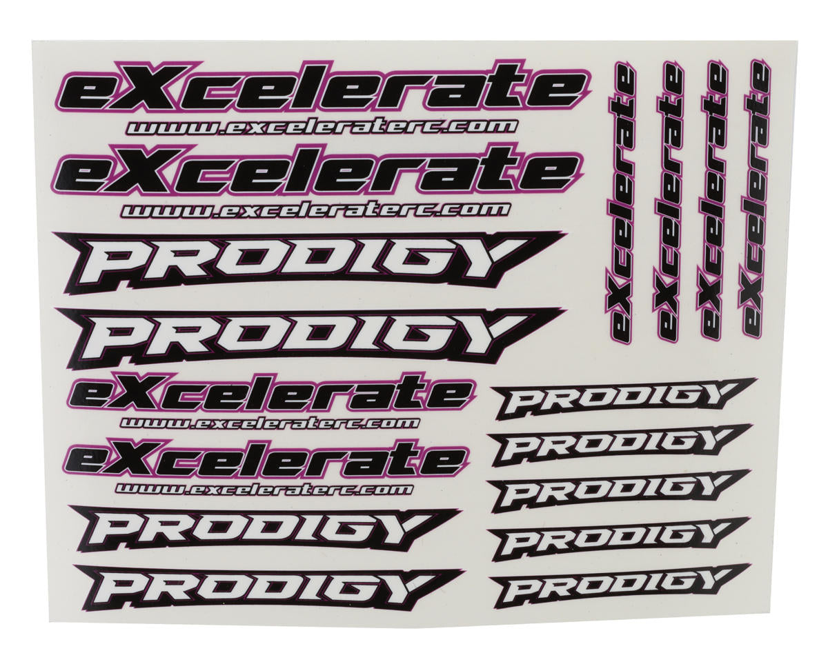 eXcelerate P-Zero Prodigy F1 1/10 Formula Body (Clear) (.020")