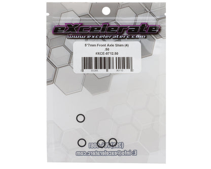 eXcelerate 5x7mm Front Axle Shims (4) (0.5mm)