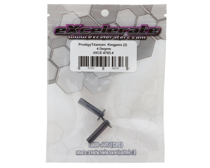 eXcelerate Titanium Kingpins for Prodigy/Awesomatix A12 (2) (4°)