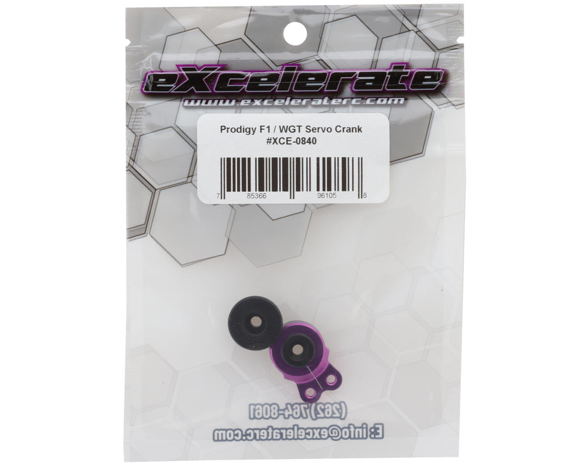 eXcelerate Prodigy F1/WGT Aluminum Servo Saver w/Interchangeable