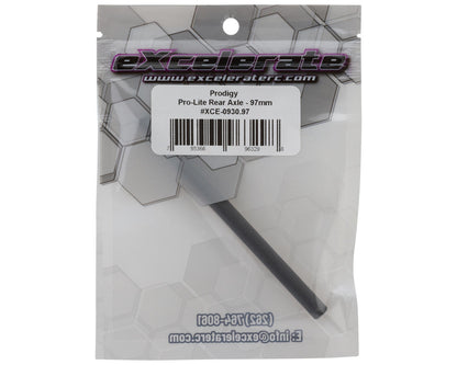 eXcelerate Prodigy 12 Pro-Lite Carbon Fiber Rear Axle (97mm)