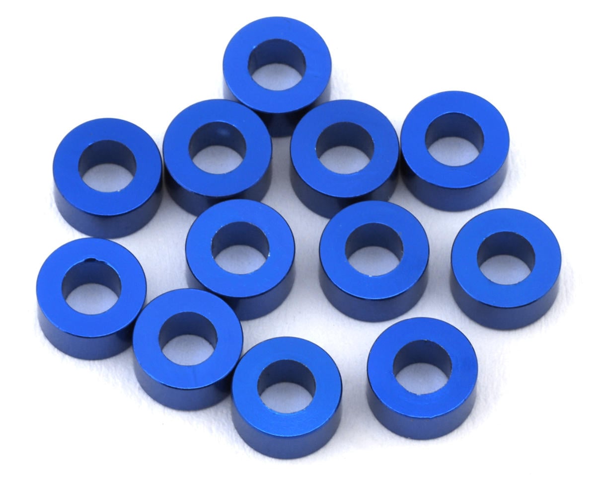 eXcelerate 3x6x3mm Aluminum Shims (Blue) (12)