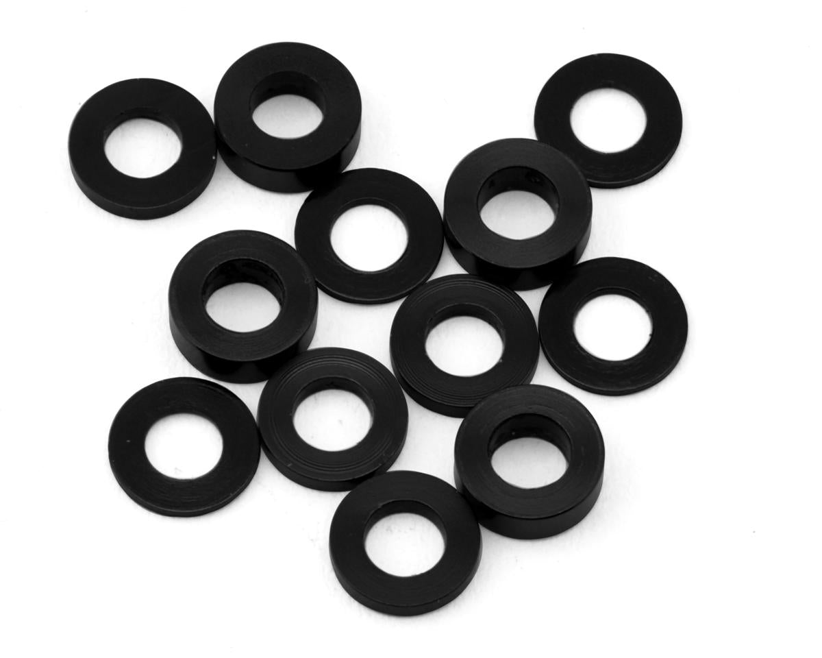 eXcelerate 3x6mm Aluminum Shim Pack (Black) (12) (0.5, 1.0, 2.0mm)