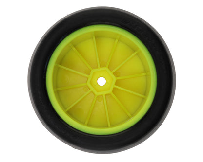 eXcelerate 2.2" Rear Buggy Slick Pre-Mounted Tires (Yellow) (2) (White)