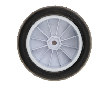 eXcelerate 2.2" Rear Buggy Slick Pre-Mounted Tires (White) (2) (Red)