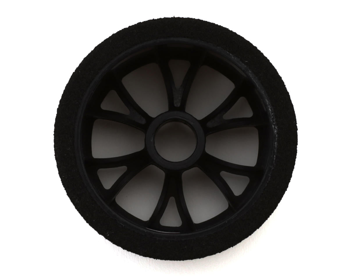 eXcelerate "N" Compound 1/12 Pan Car Front Natural Foam Pre-Mounted Tires