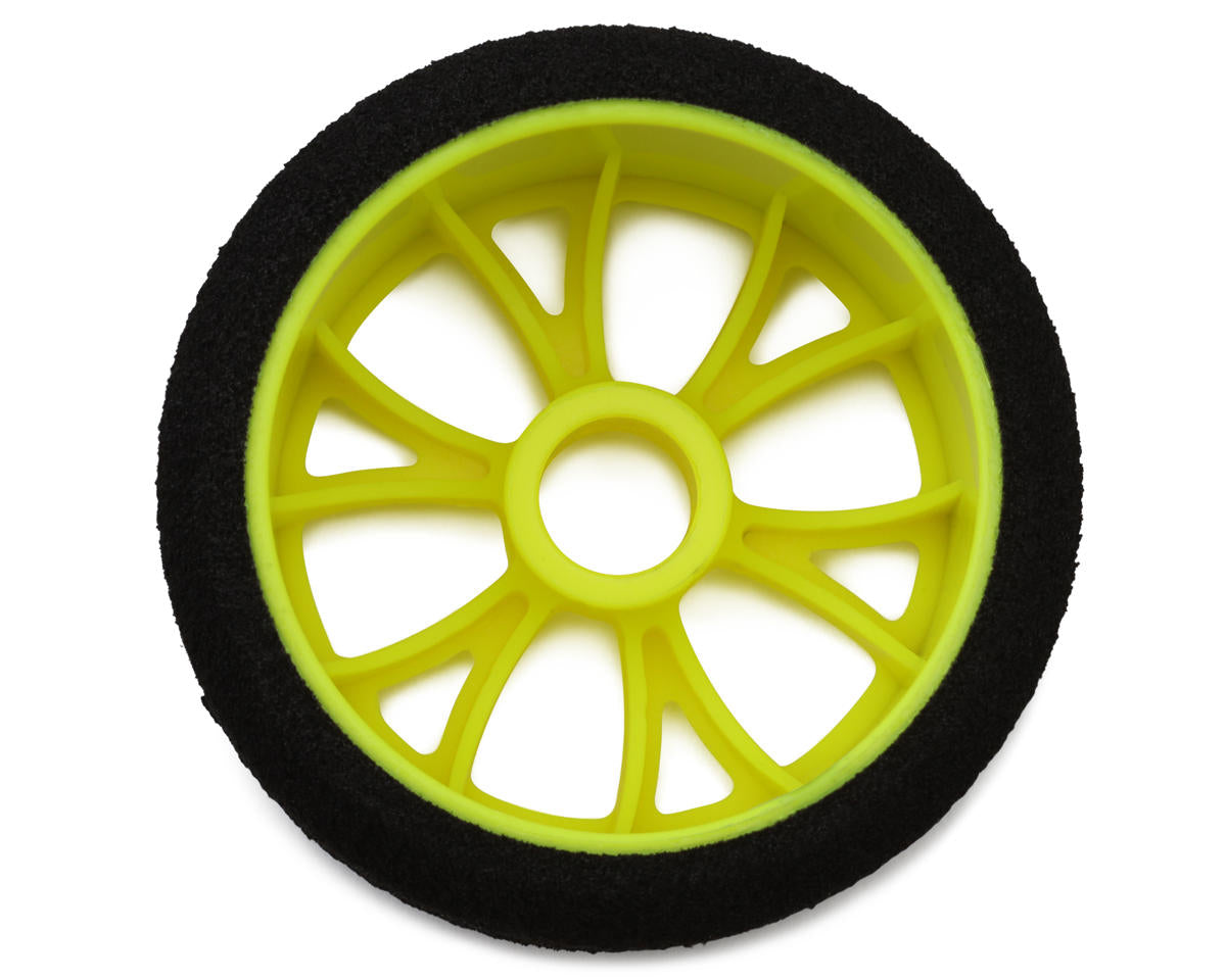 eXcelerate 1/12 Mounted "X" Compound Foam Front Tires (2) (Blue)